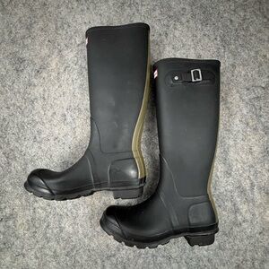 Hunter | Balmoral Side Adjustable Neoprene Wellington Boots | Size 6